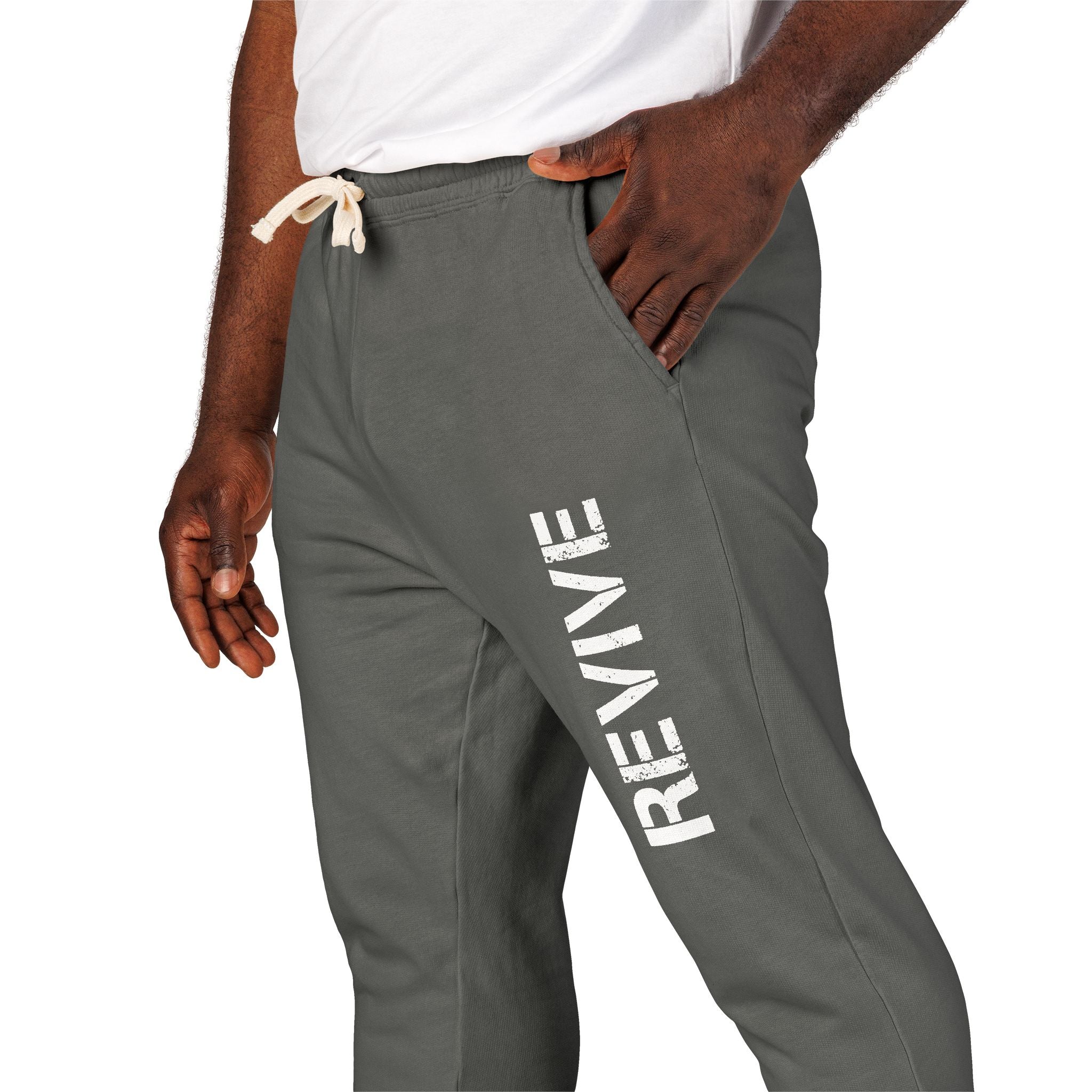 Revive Unisex Garment-Dyed Fleece Sweatpants