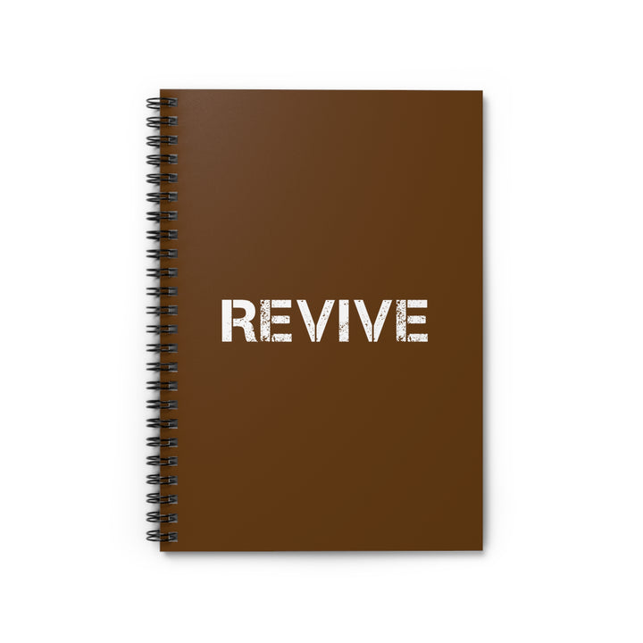 Revive Spiral Notebook, Motivational Journal
