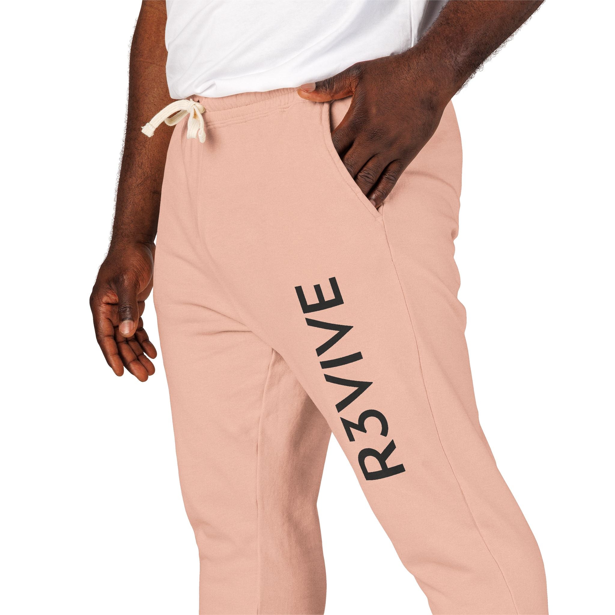 Comfortable Unisex Fleece Sweatpants with R3VIVE Print