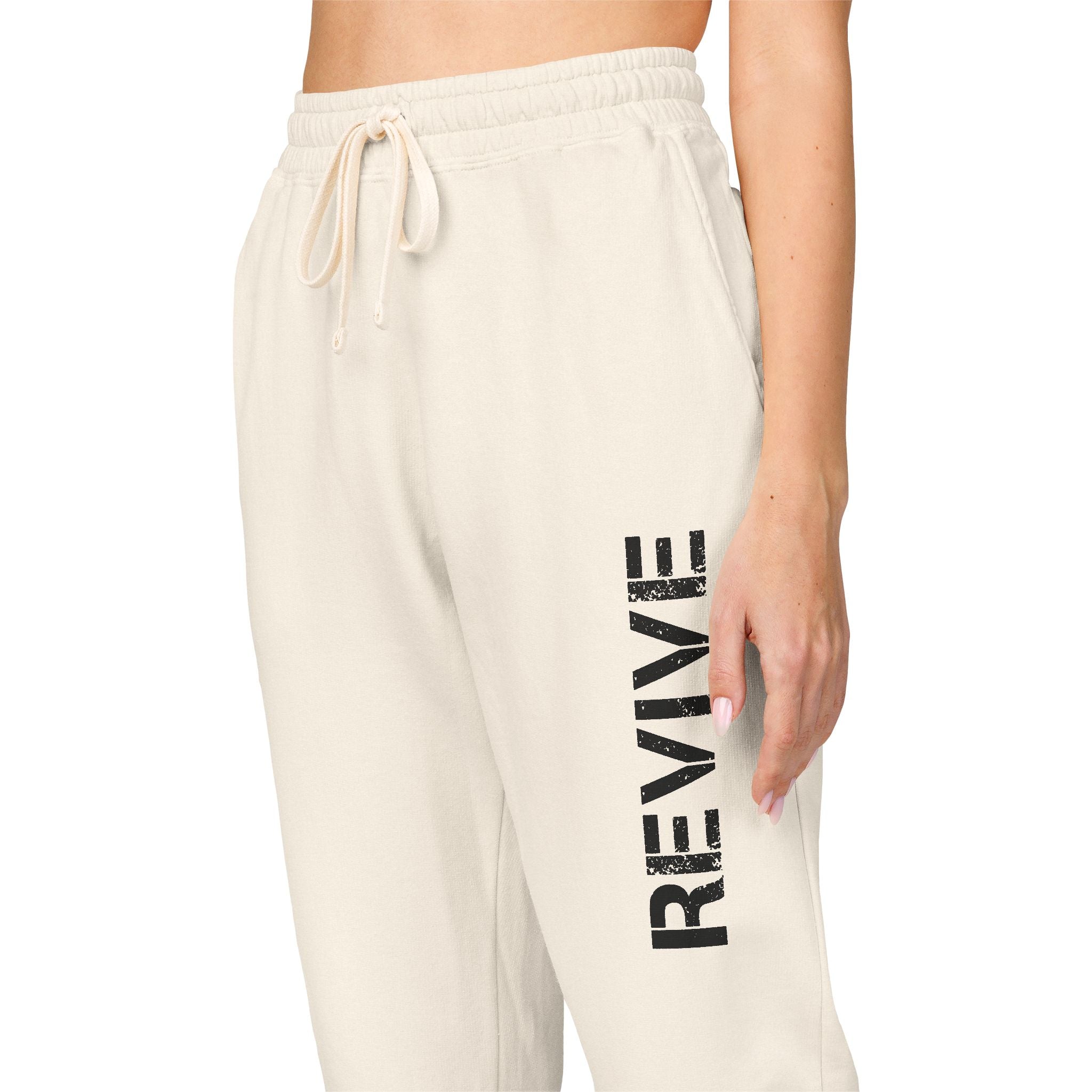 Revive Unisex Garment-Dyed Fleece Sweatpants