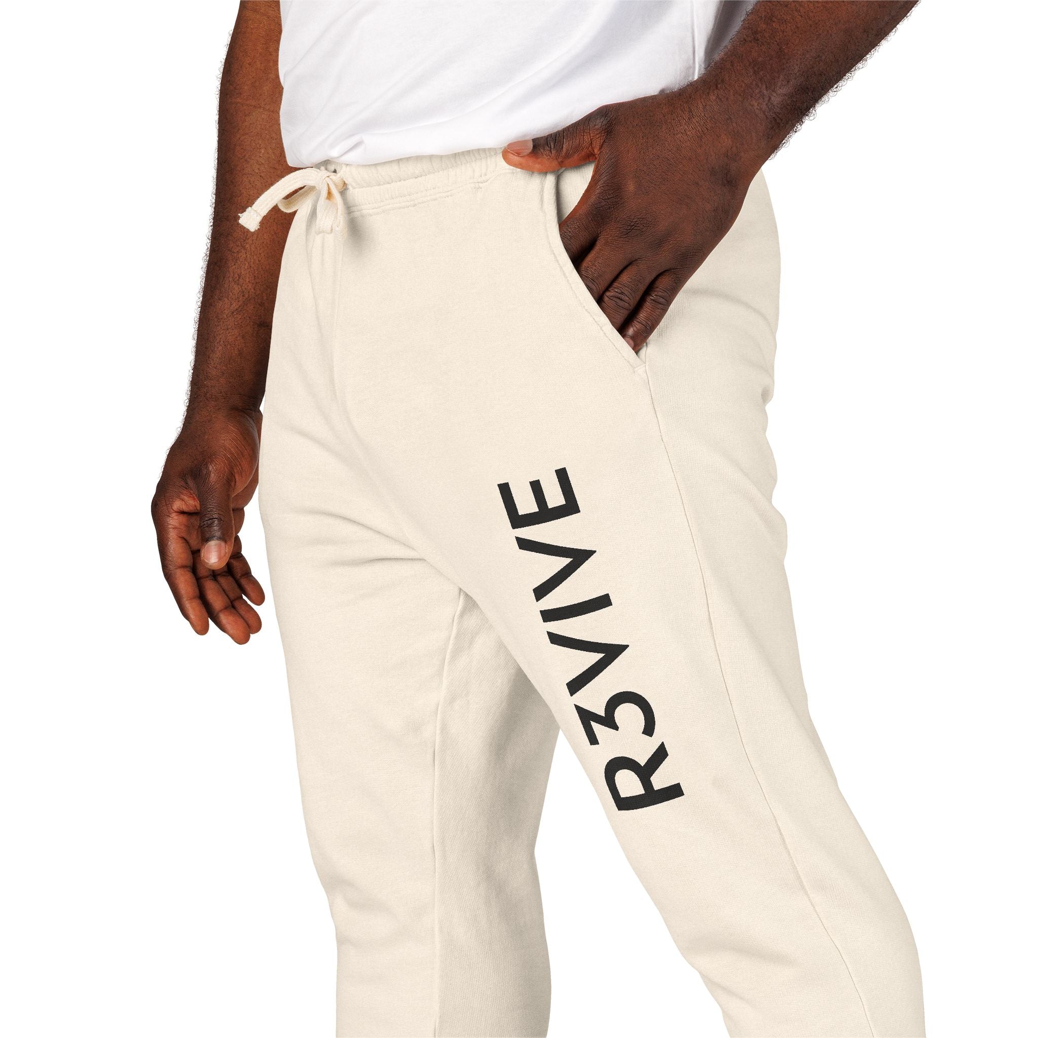 Comfortable Unisex Fleece Sweatpants with R3VIVE Print