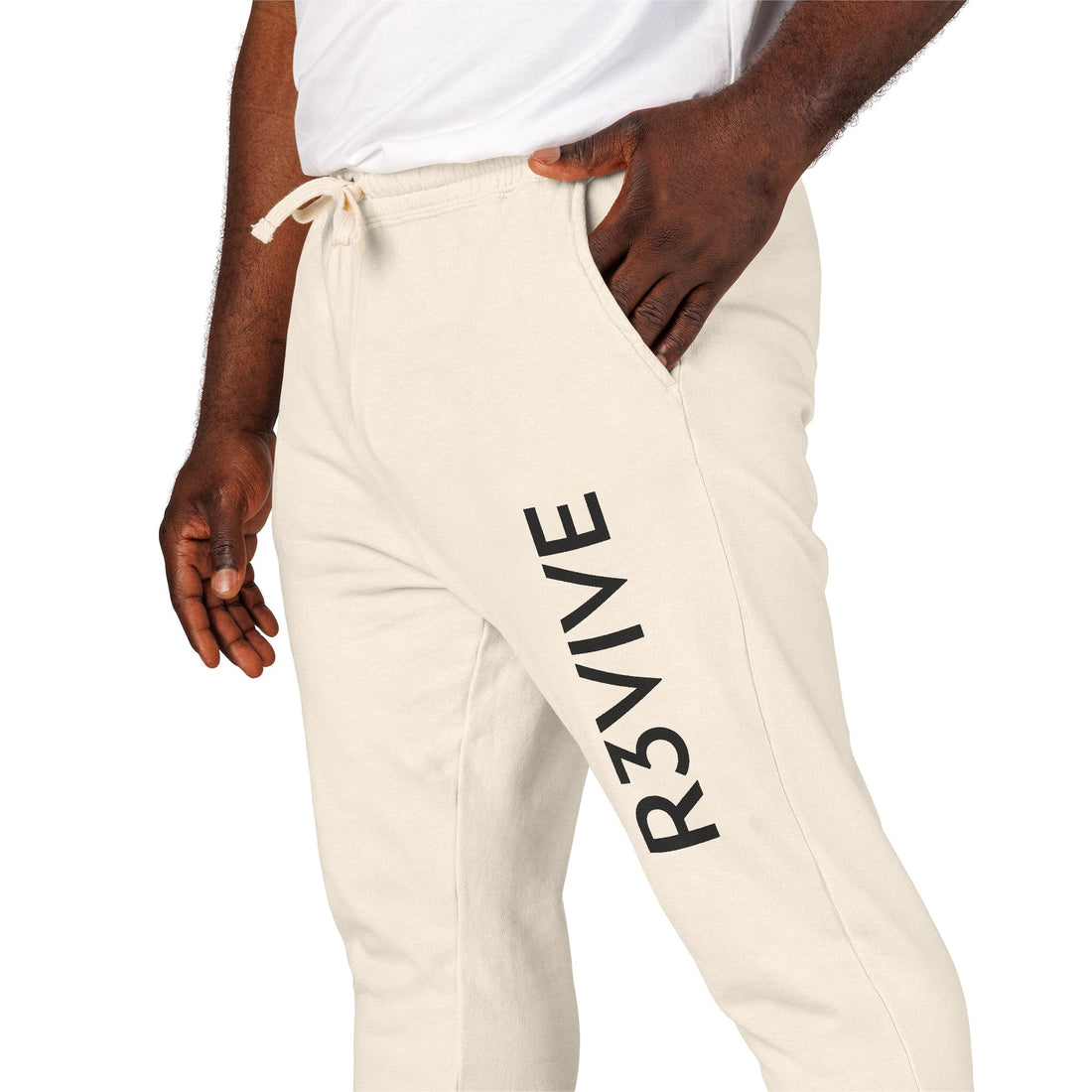 Comfortable Unisex Fleece Sweatpants with R3VIVE Print