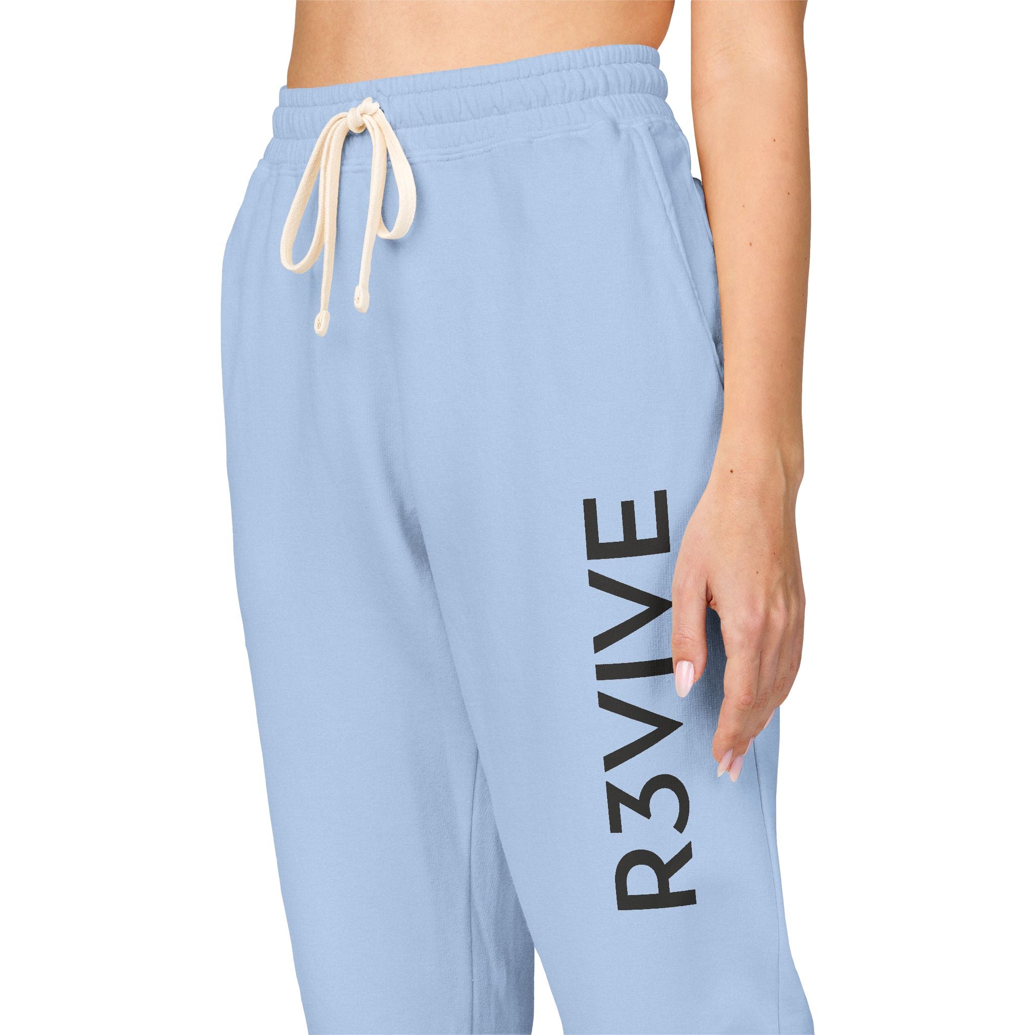 Comfortable Unisex Fleece Sweatpants with R3VIVE Print