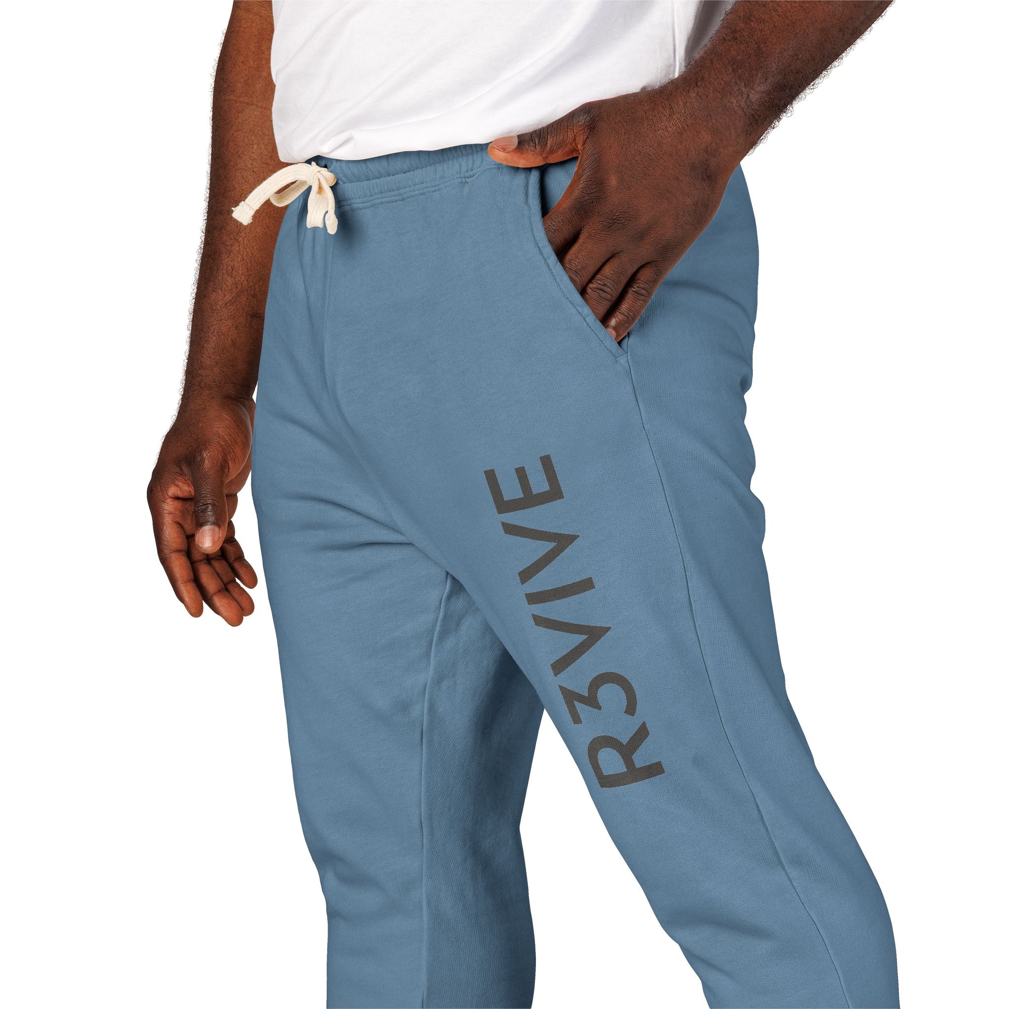 Comfortable Unisex Fleece Sweatpants with R3VIVE Print