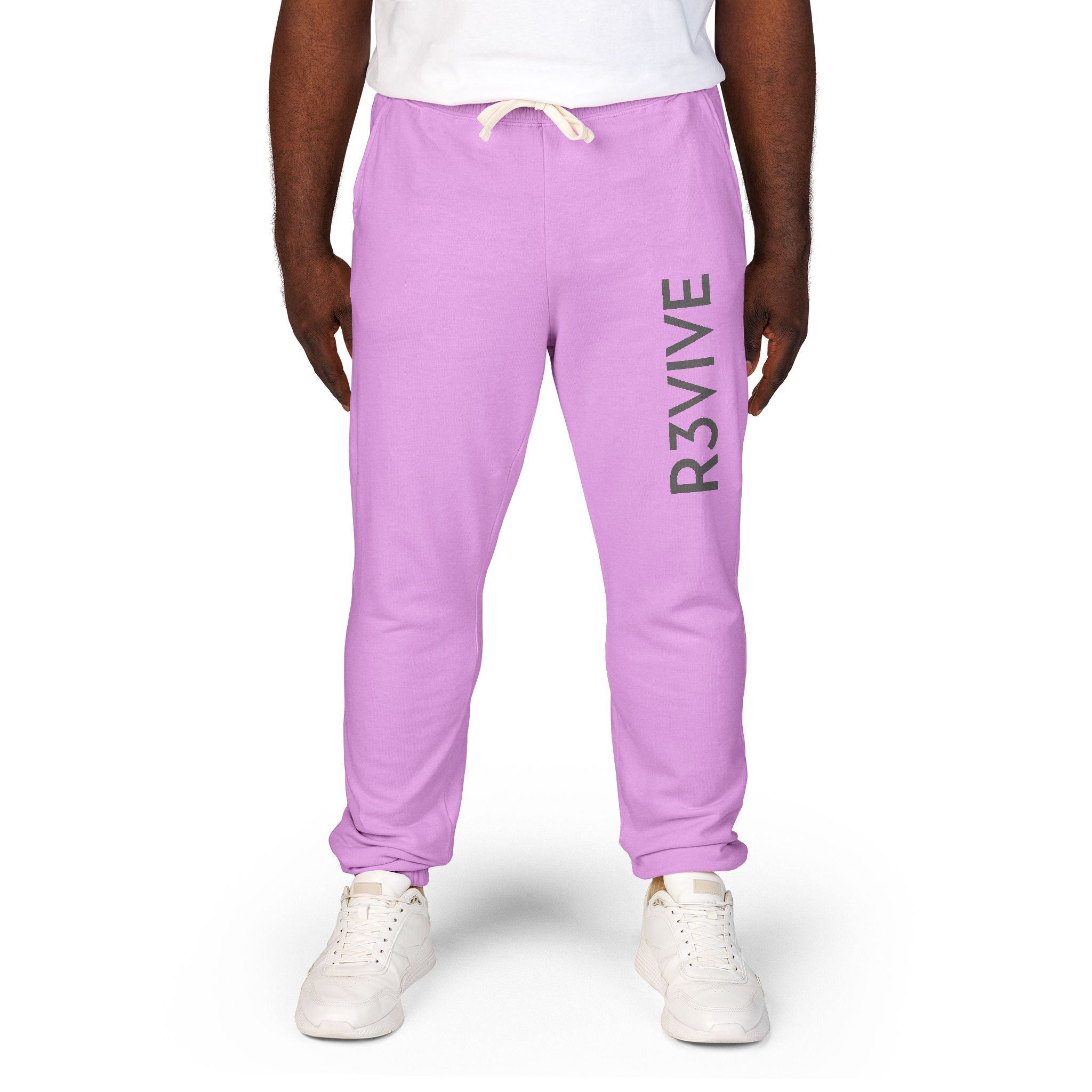Comfortable Unisex Fleece Sweatpants with R3VIVE Print