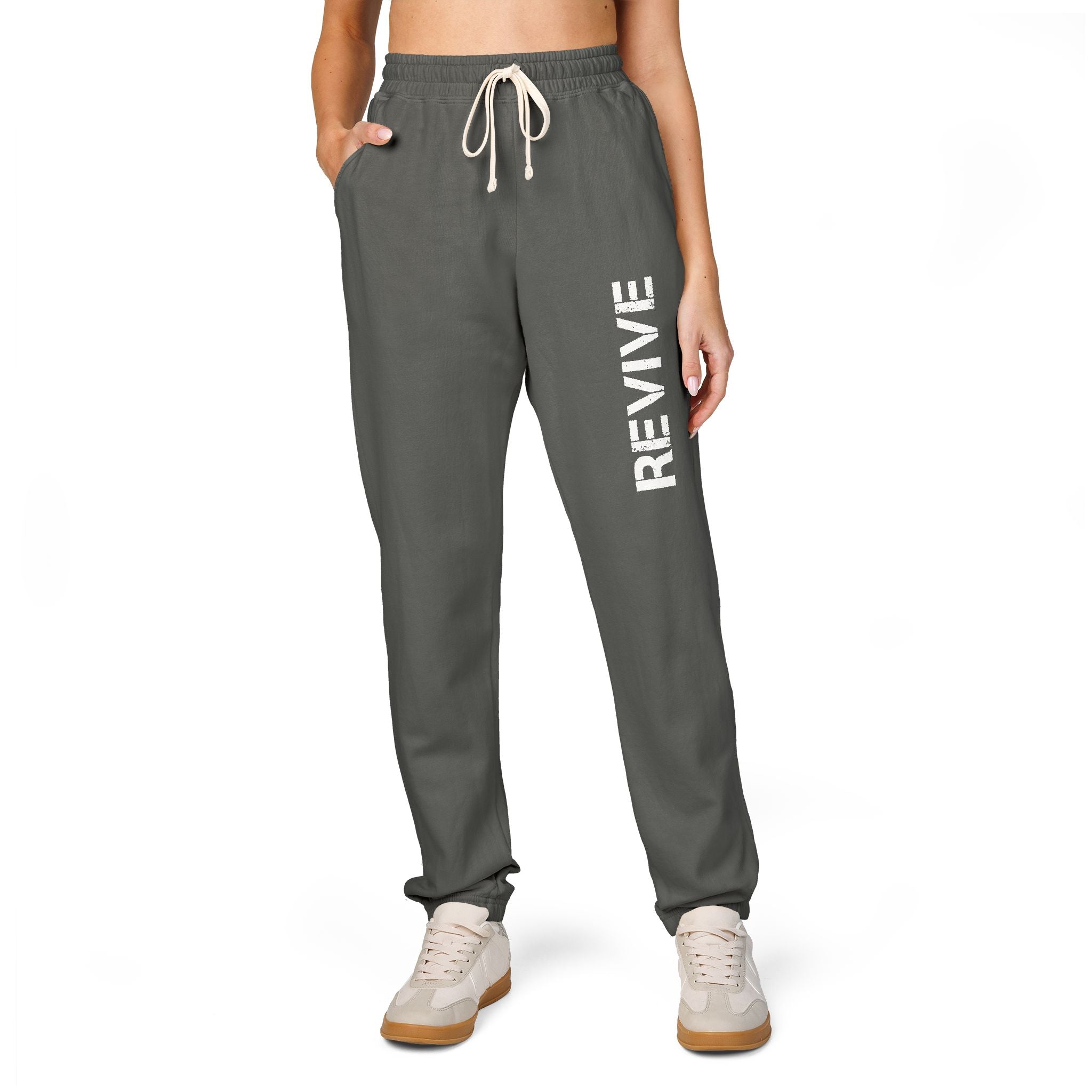 Revive Unisex Garment-Dyed Fleece Sweatpants