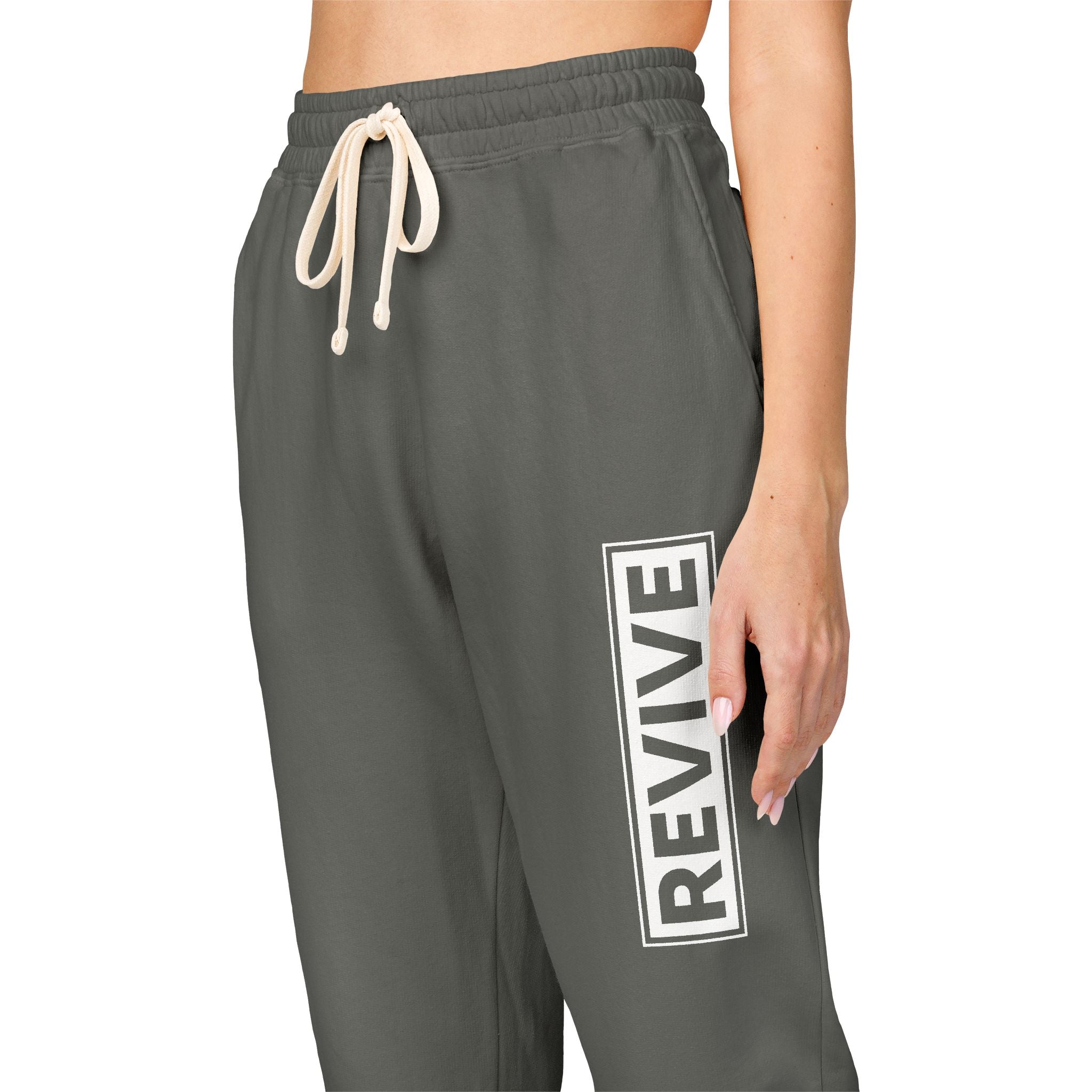 Revive Unisex Garment-Dyed Fleece Sweatpants