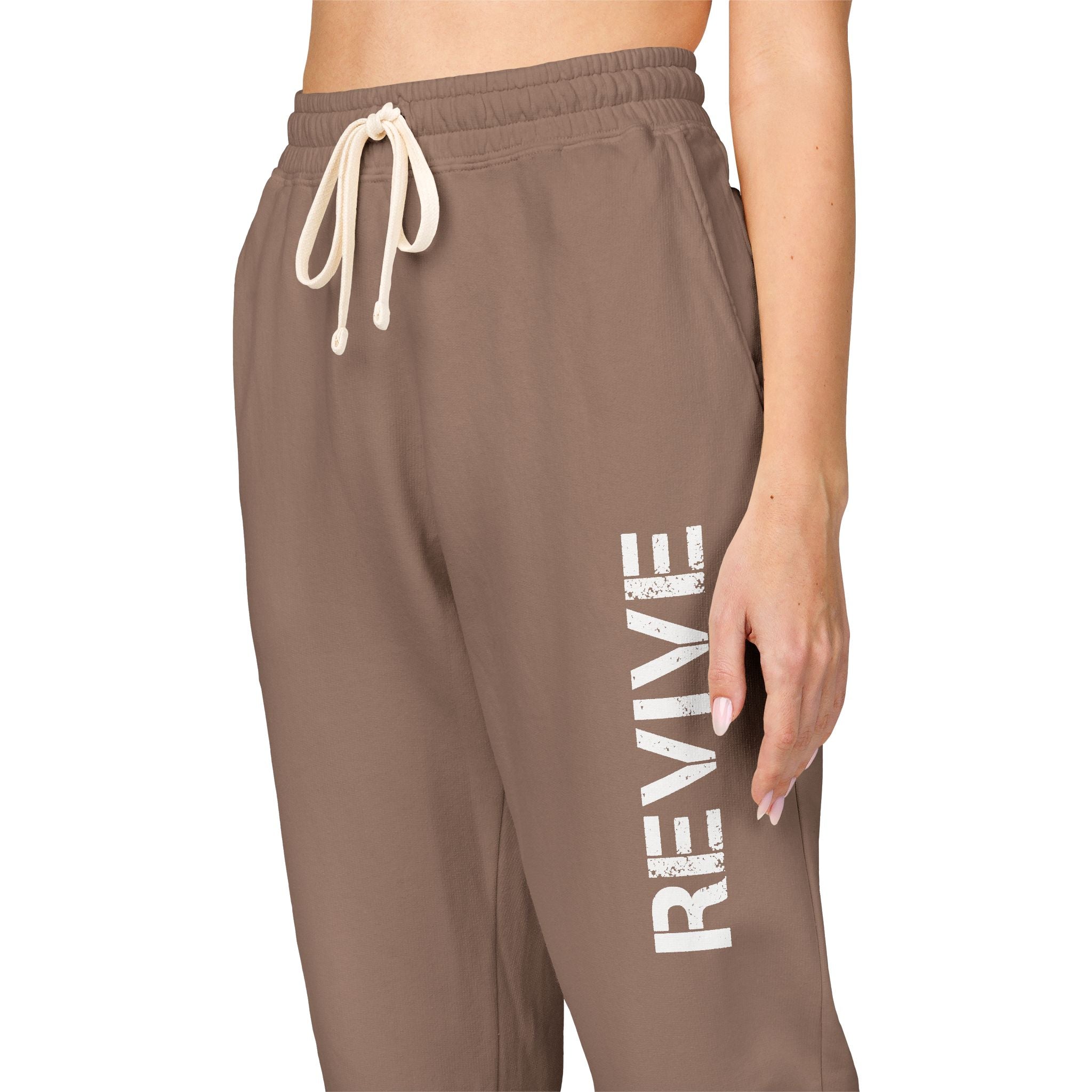 Revive Unisex Garment-Dyed Fleece Sweatpants