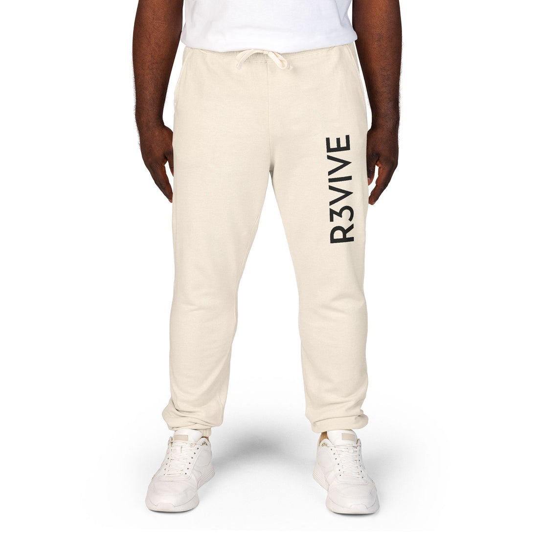 Comfortable Unisex Fleece Sweatpants with R3VIVE Print