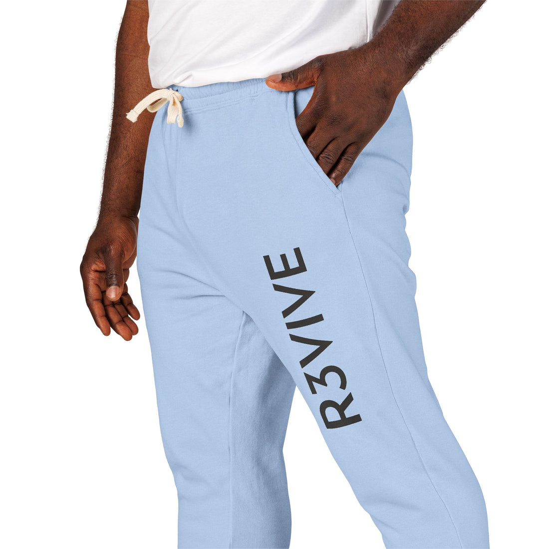 Comfortable Unisex Fleece Sweatpants with R3VIVE Print