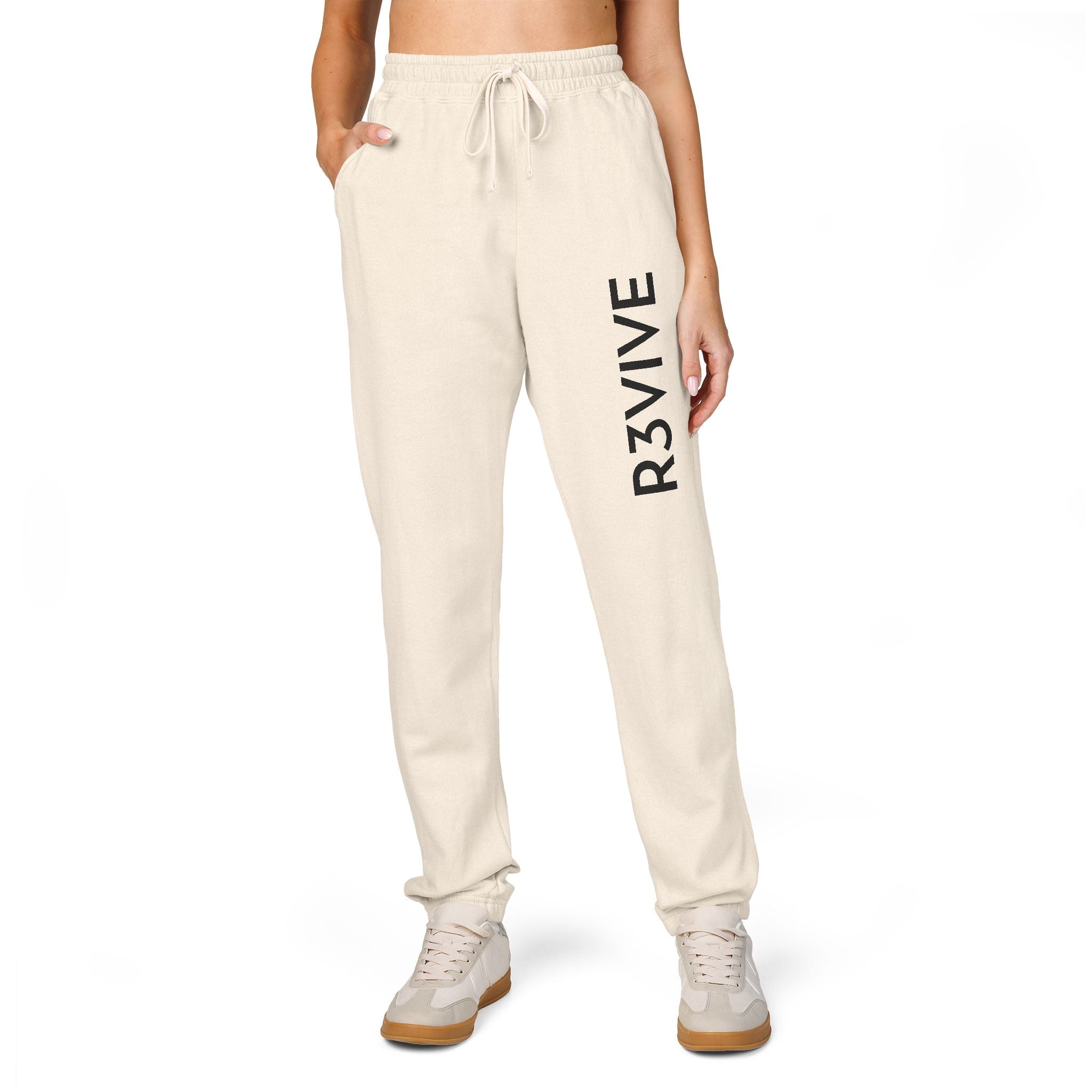 Comfortable Unisex Fleece Sweatpants with R3VIVE Print