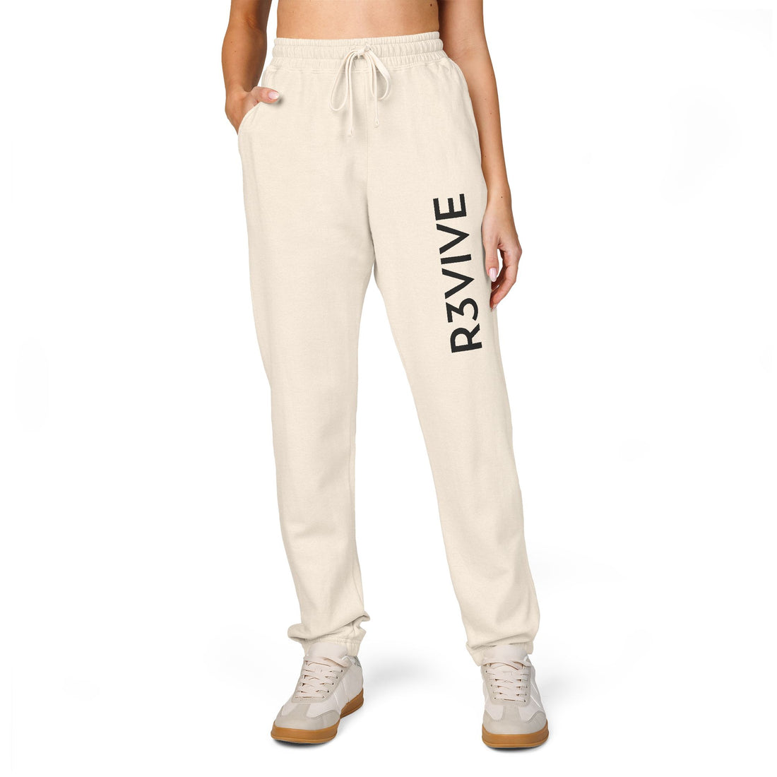 Comfortable Unisex Fleece Sweatpants with R3VIVE Print