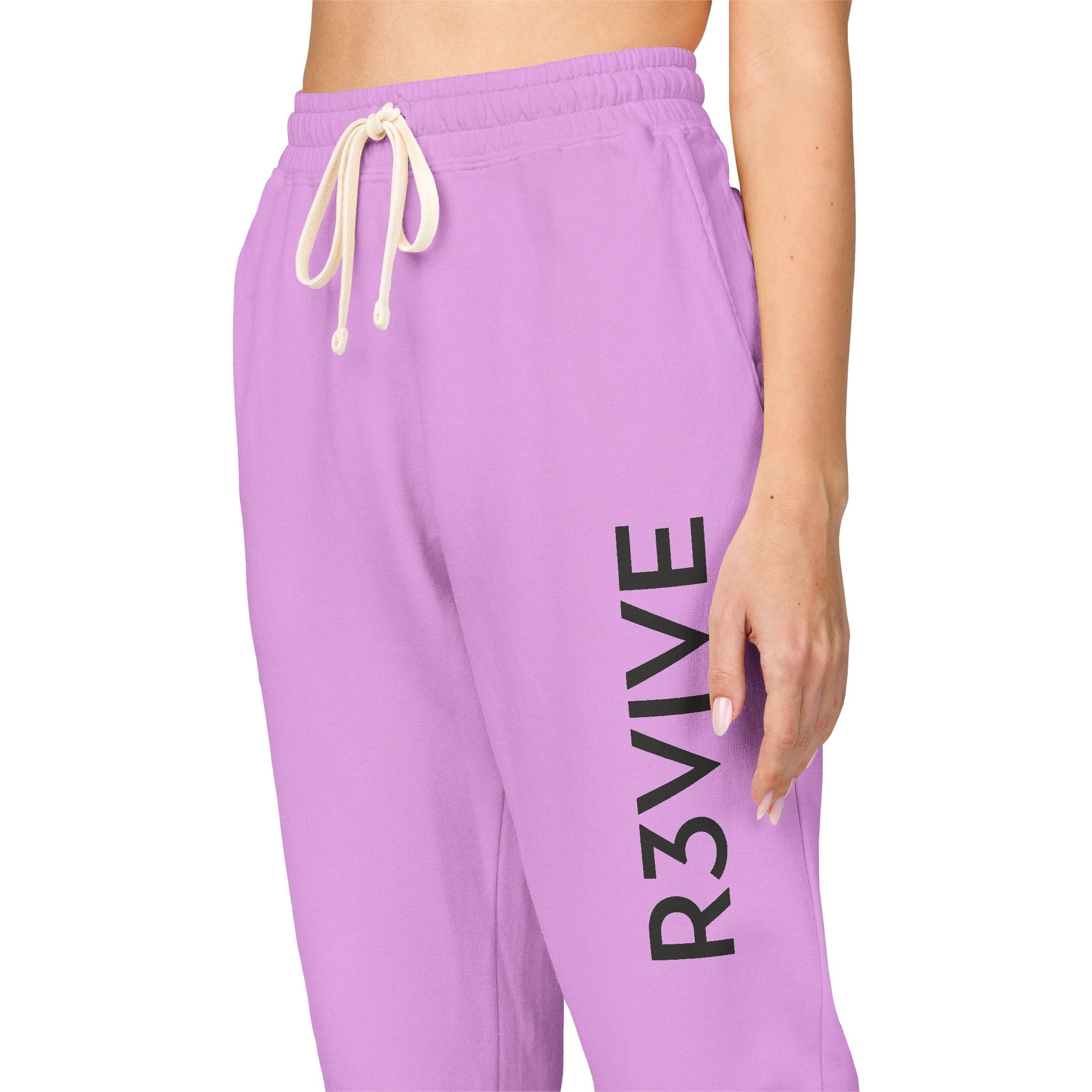Comfortable Unisex Fleece Sweatpants with R3VIVE Print