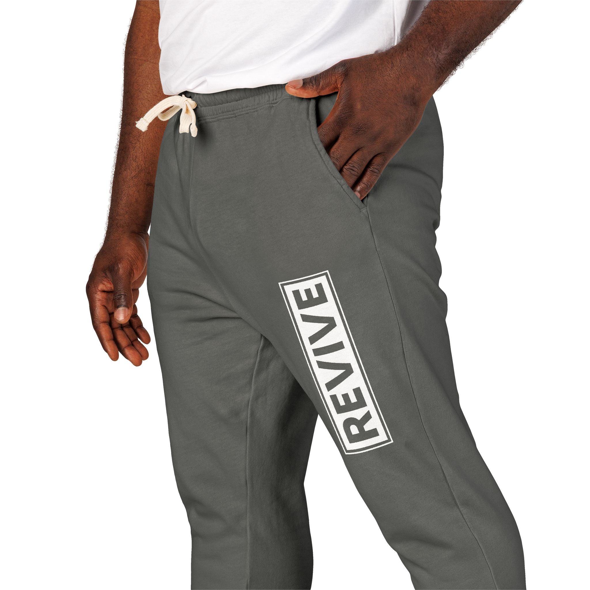 Revive Unisex Garment-Dyed Fleece Sweatpants