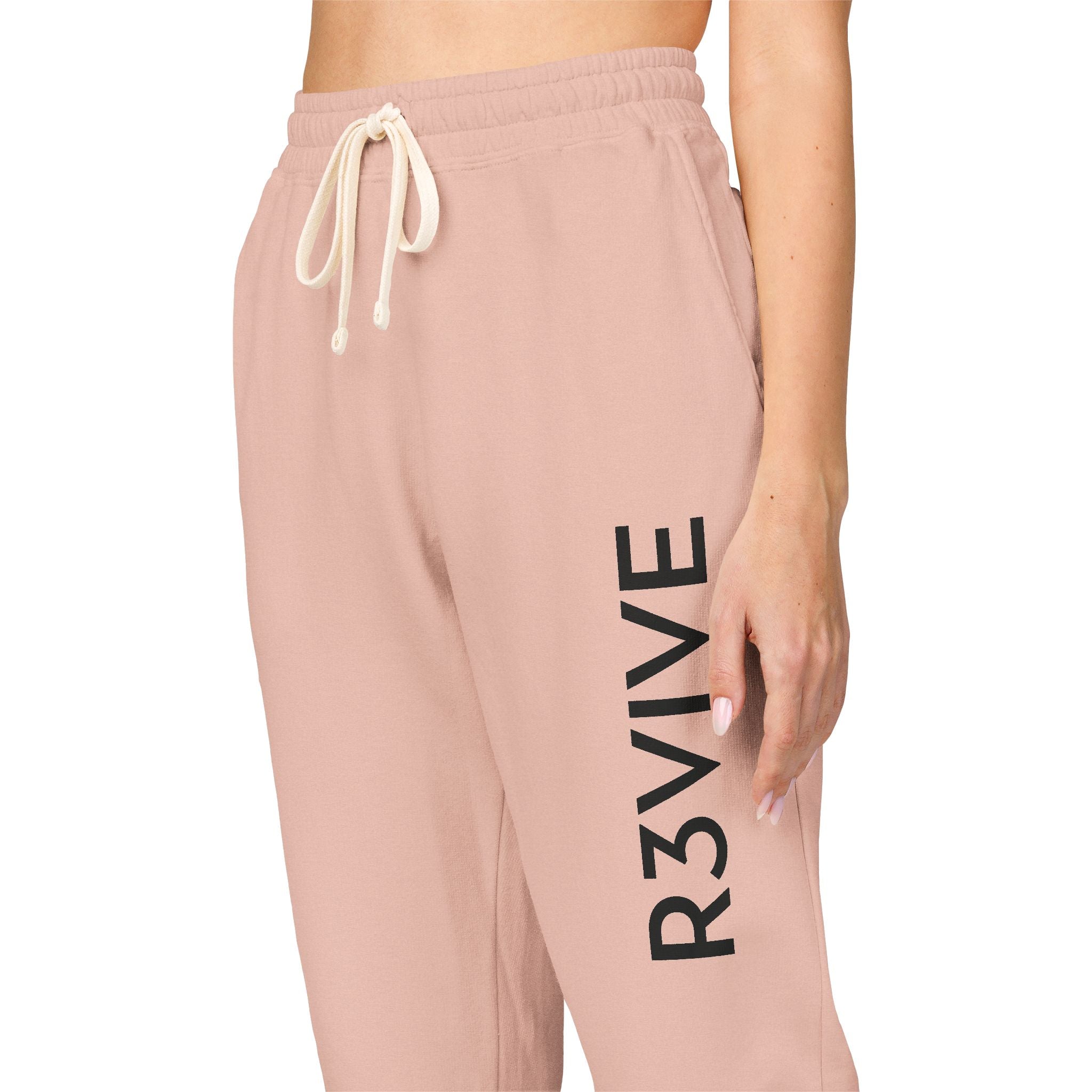 Comfortable Unisex Fleece Sweatpants with R3VIVE Print