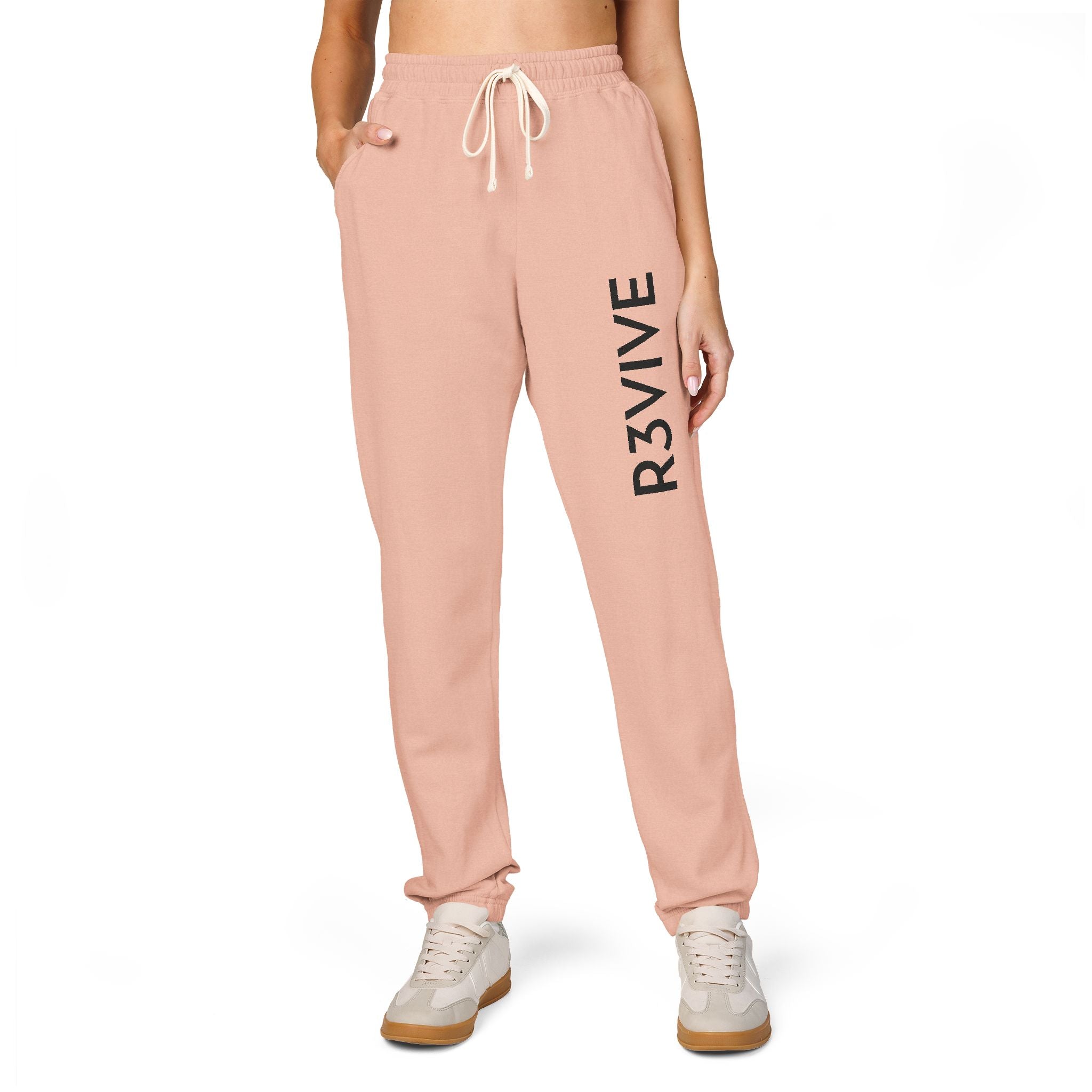 Comfortable Unisex Fleece Sweatpants with R3VIVE Print