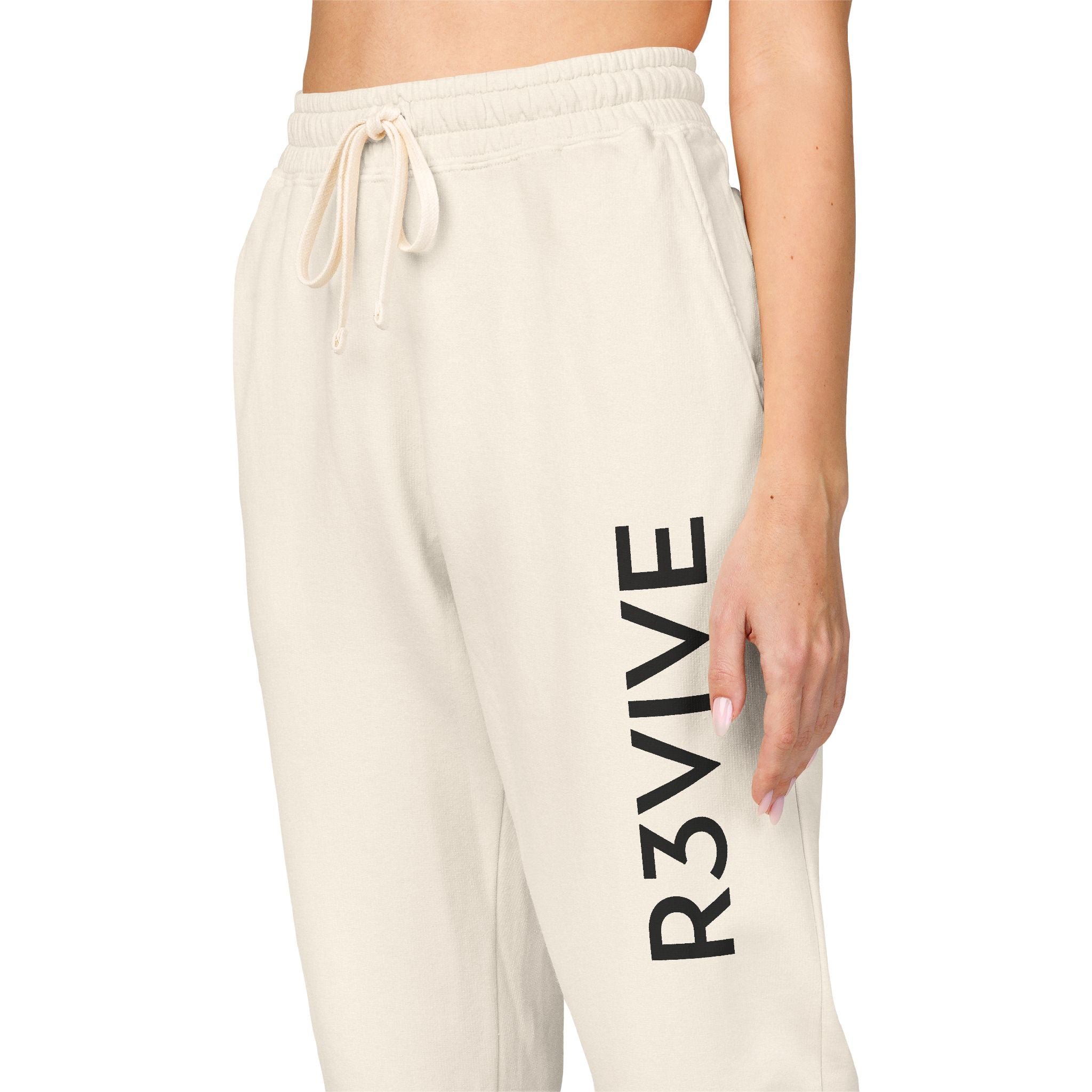 Comfortable Unisex Fleece Sweatpants with R3VIVE Print