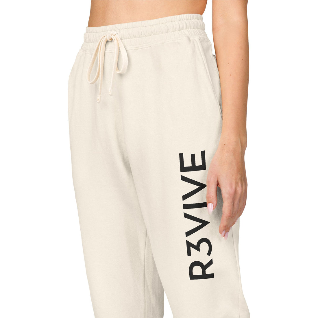 Comfortable Unisex Fleece Sweatpants with R3VIVE Print