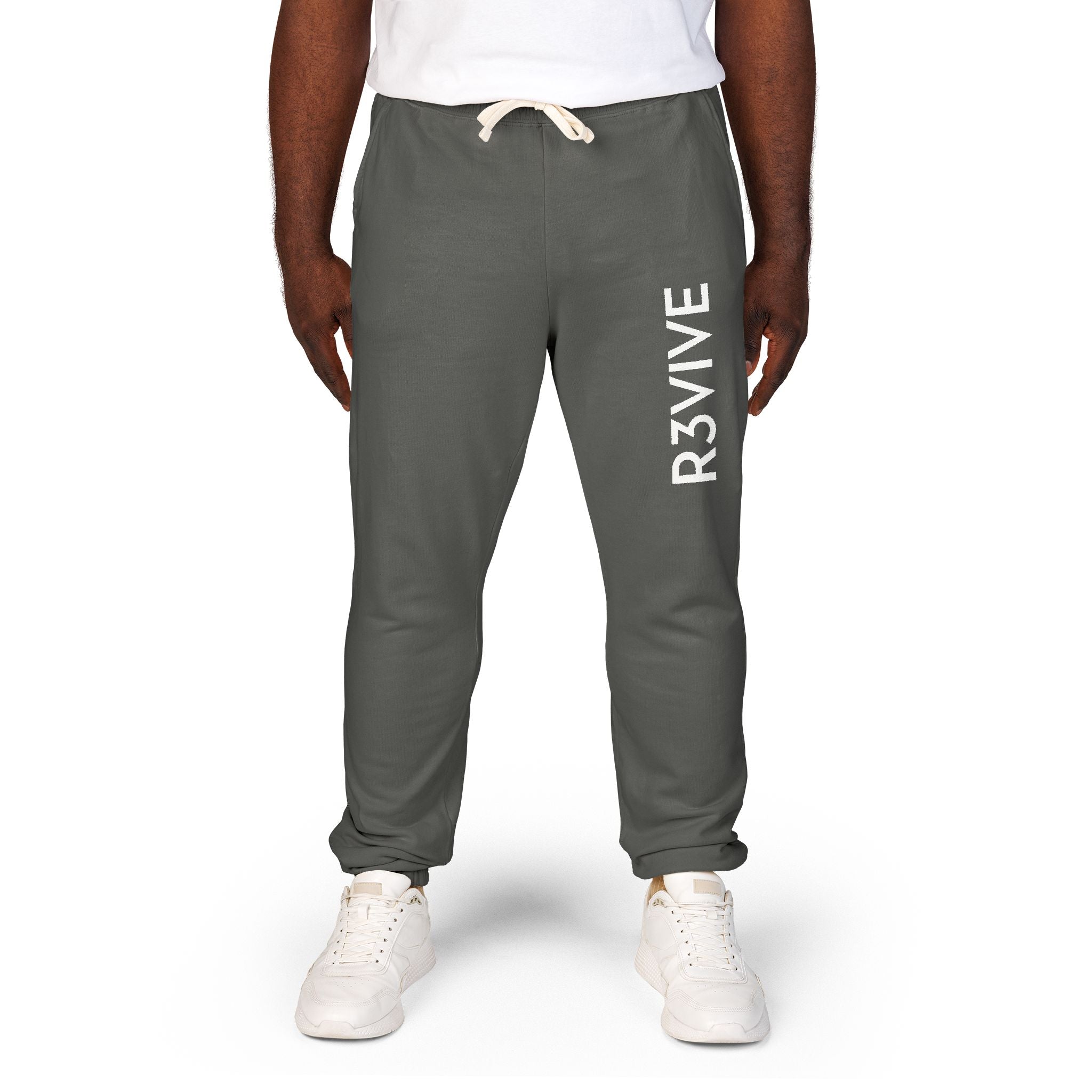 Comfortable Unisex Fleece Sweatpants with R3VIVE Print
